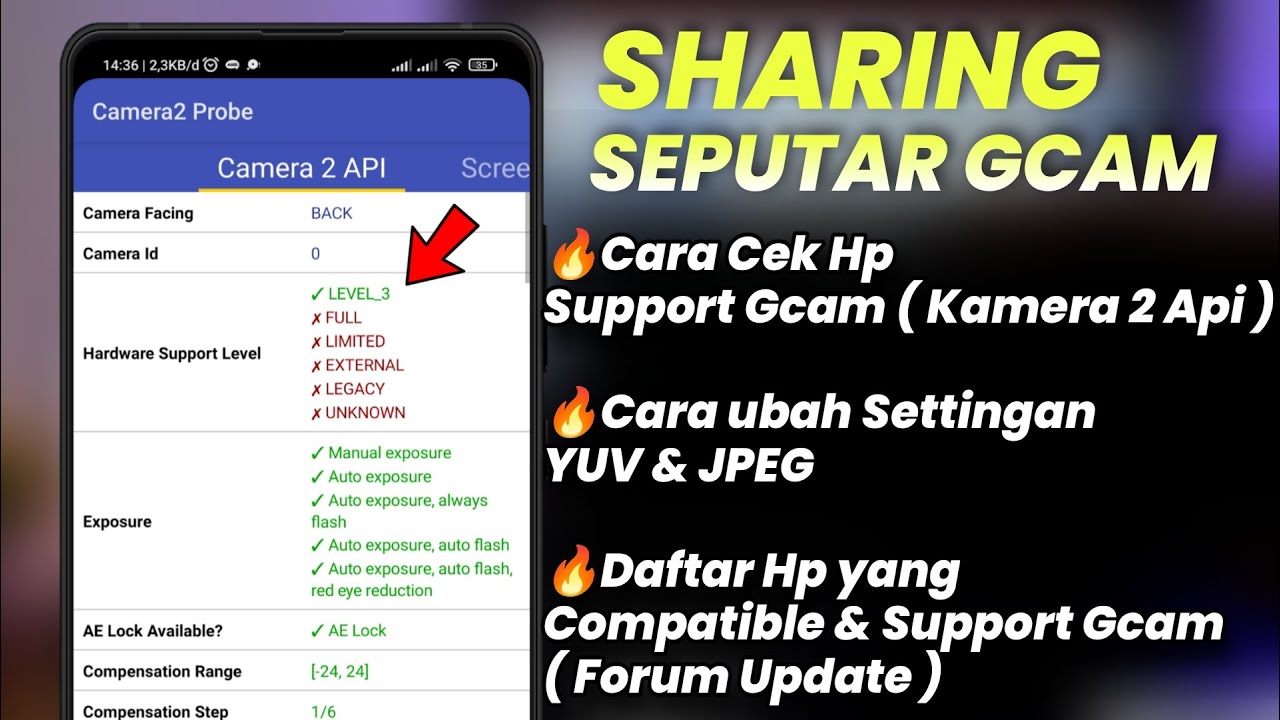 Cara Cek Hp yang Support Gcam | Hp apa Saja yang Support Dan Sharing Pertanyaan Seputar Gcam