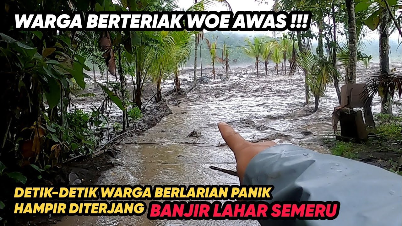MENGERIKAN !!! DETIK² B4NJIR L4HAR S3MERU DATANG SANGAT BESAR
