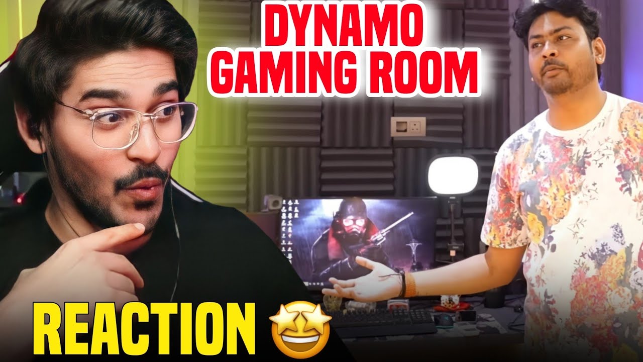 Joker Reaction On Dynamo Gaming Room Tour😳