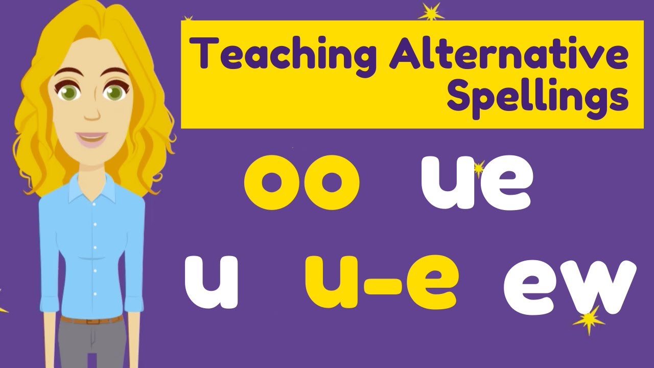 TEACHING TIPS FOR ALTERNATIVE SPELLINGS in Phonics Phase 5: UE words