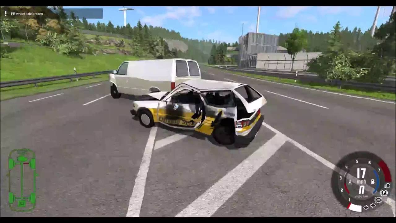 T-Bone Intersection Crashes | BeamNG.drive