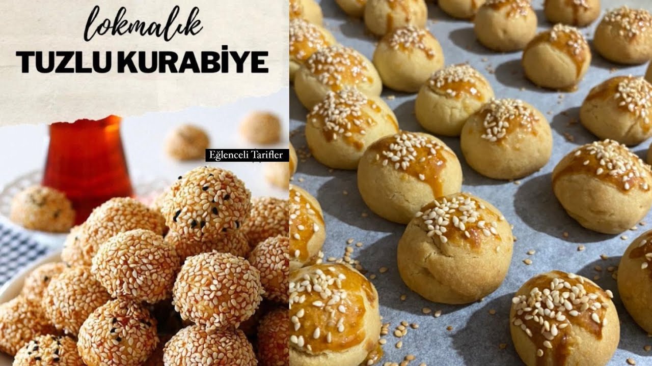 AĞIZDA DAĞILAN KURU PASTA. &Ccedil;ayın yanına tuzlu bir kurabiye yapıyoruz. Misafire tarif sorduran lezzet