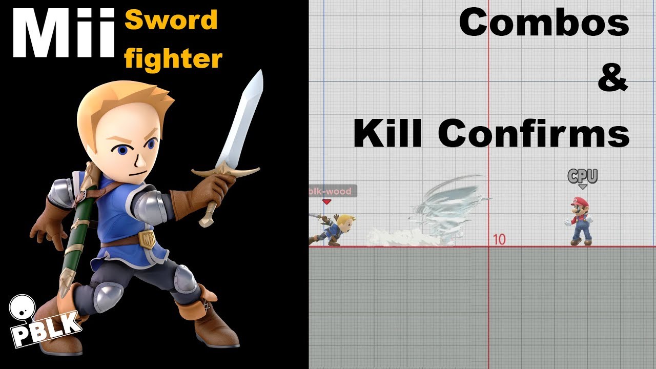 Руководство по комбинациям для Mii-фехтовальщика в Super Smash Bros. Ultimate