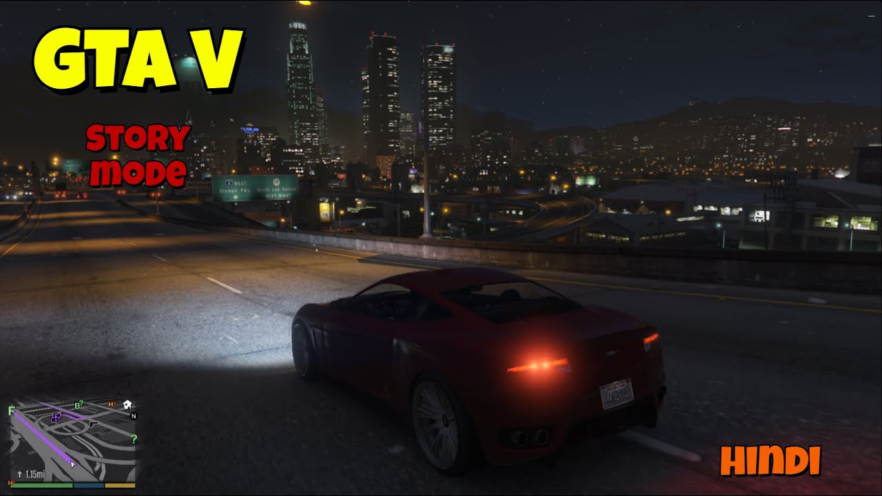 Gta 5  Story Mode Gameplay | Hindi commentary
