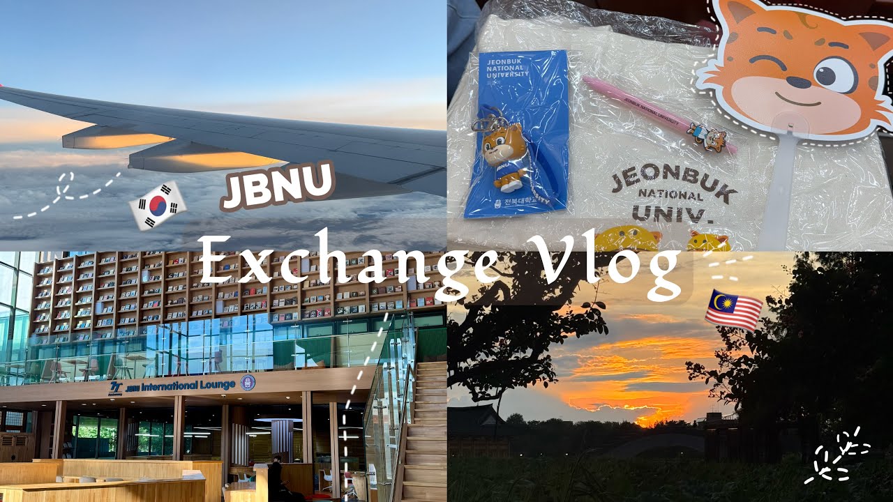 🇲🇾🇰🇷Exchange Student Vlog｜JBNU，dorm tour，sunset