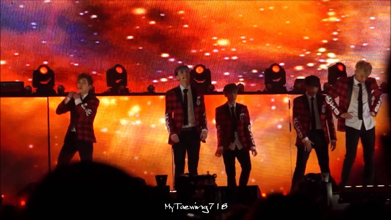 140123 Seoul Music Awards - EXO Wolf+Growl(Luhan focus)
