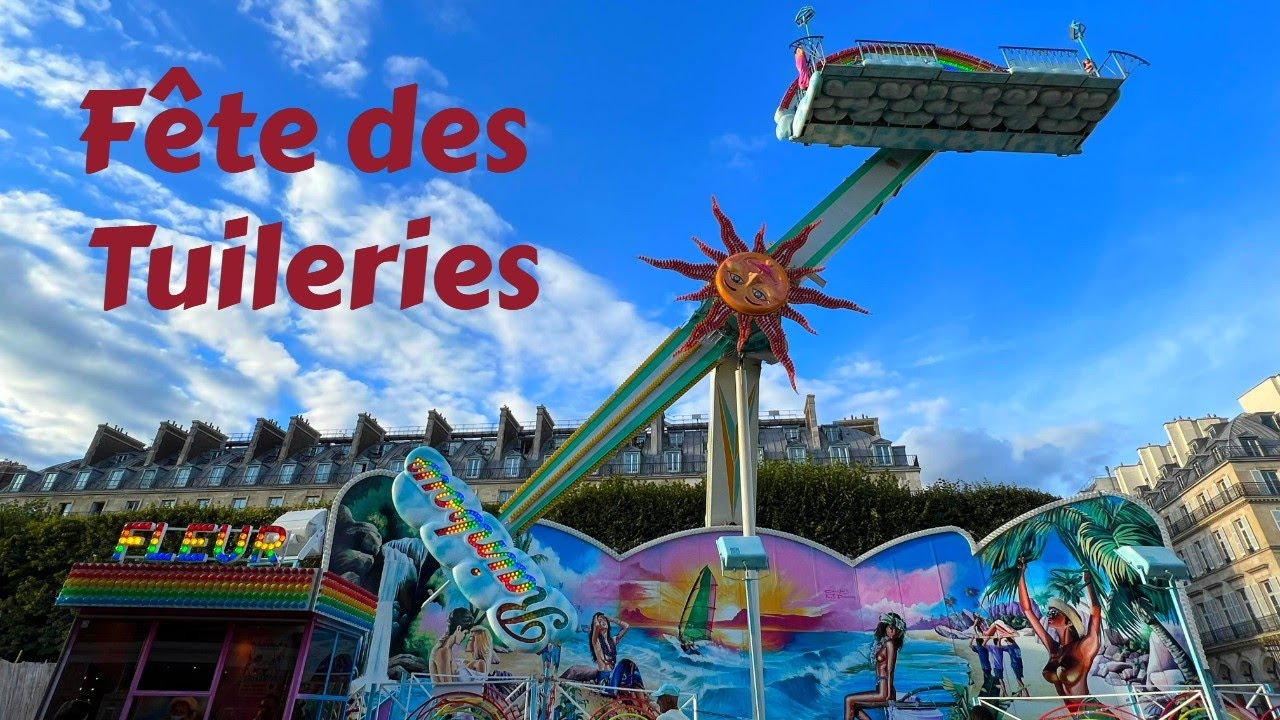 Fête des Tuileries Paris Vlog August 2022
