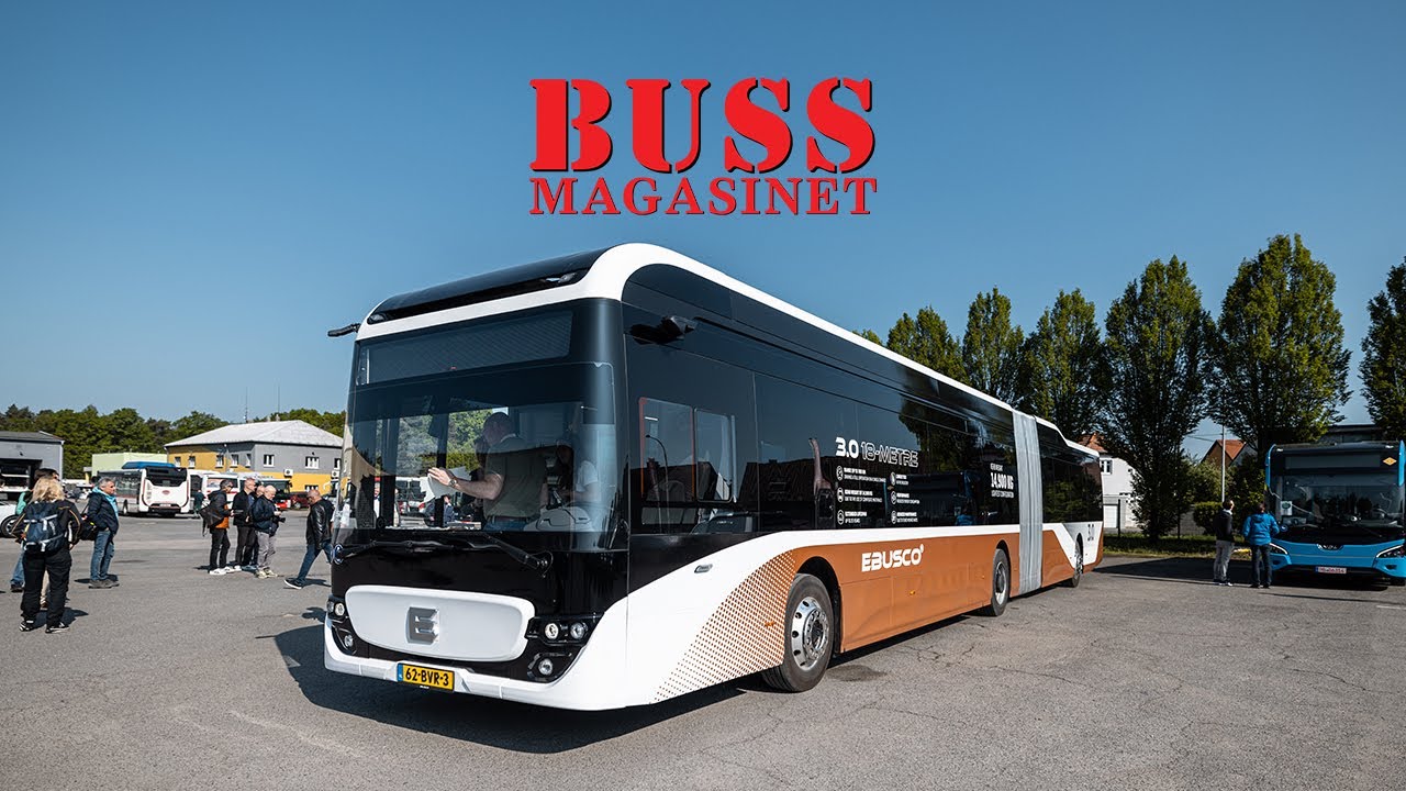 First test drive of the EBUSCO 3.0 18 meters