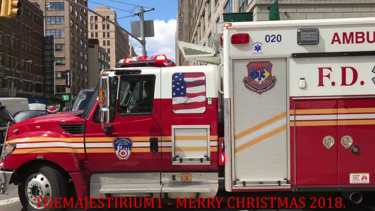 FDNY SERIOUS HEAVY AIR HORN USAGE 2018 COMPILATION - MERRY CHRISTMAS AND HAPPY NEW YEAR IN 2019.