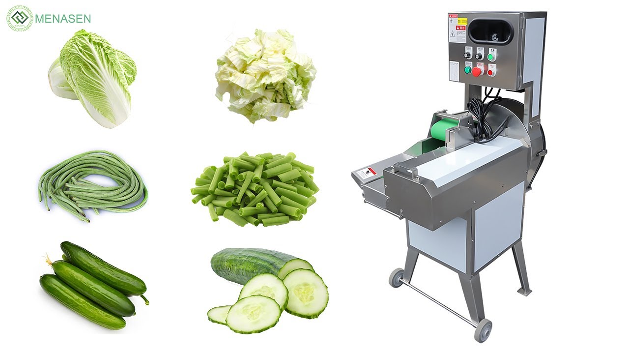 Leafy Vegetable Cutting Machine| Cucumber Slicer| +86 13733892205| menasenmachinery.com