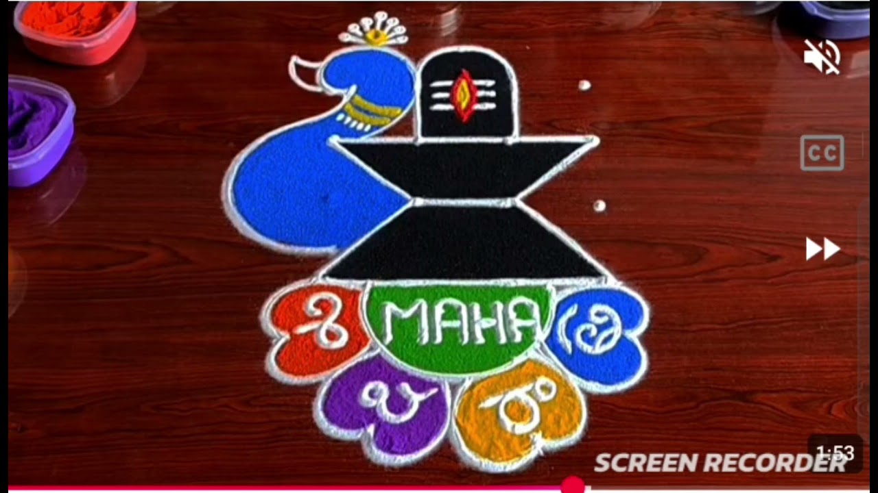 4*4. Chukkala muggulu....🌹 mahashivratri special rangoli degins 🌹 festival muggu 🌹 shivaratri muggu