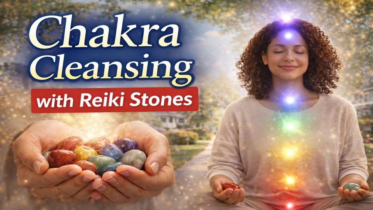 Guided Meditation | Using Healing Stones for Chakra Cleansing | Learn A Self-Guided Reiki Technique