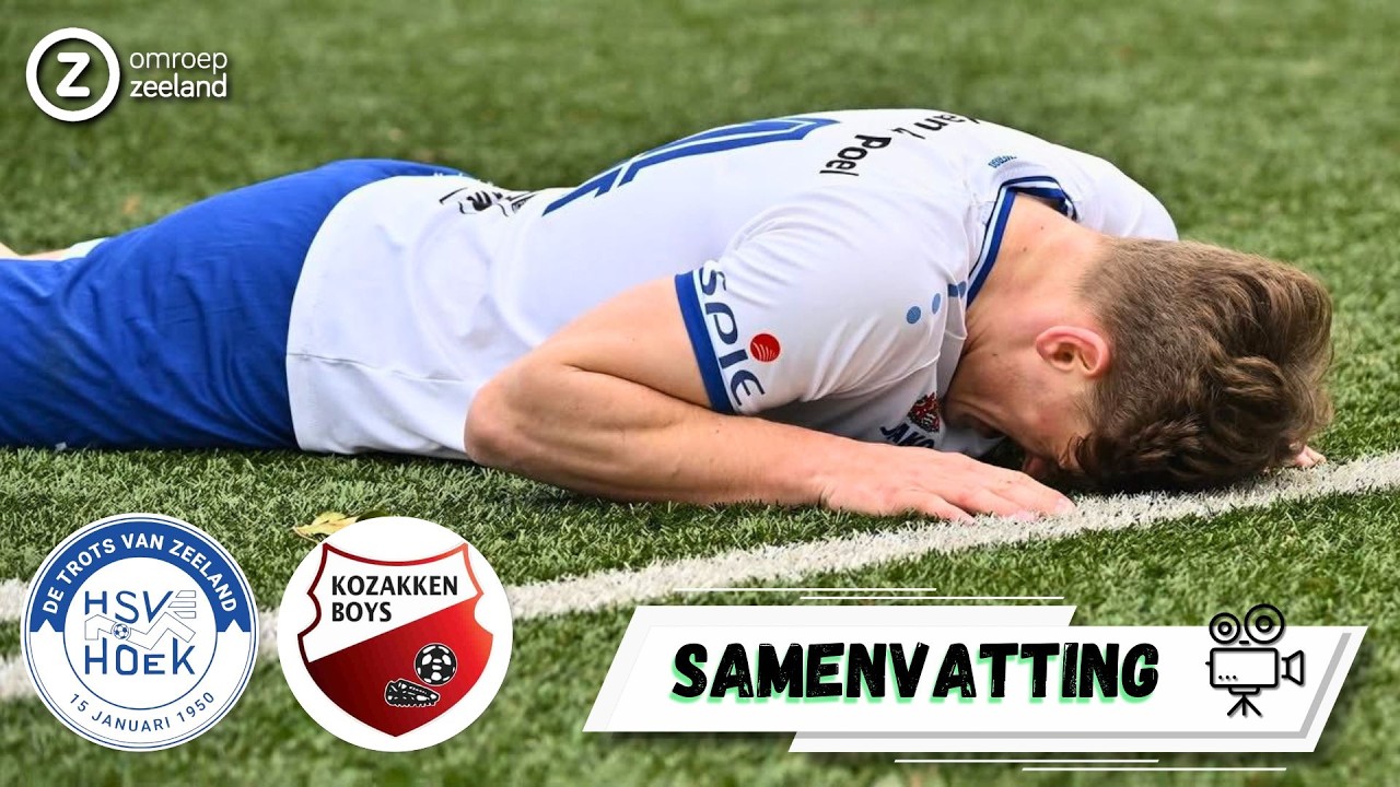 😵 MOKERSLAG IN BLESSURETIJD EN KOPLOPER AF  📉| Samenvatting: Hoek - Kozakken Boys ⚽🎥