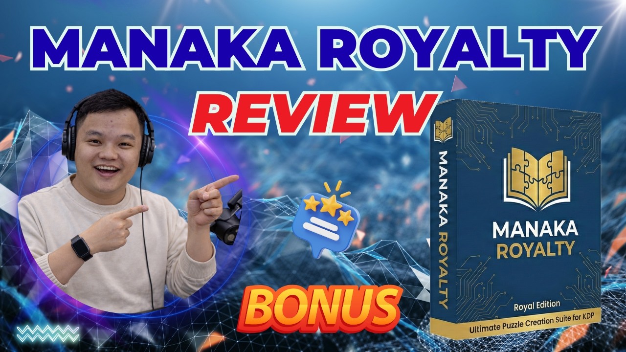 Manaka Royalty Review 🎯 Create Puzzle Books For Amazon KDP | Full Demo + OTO Details & KDP Bonuses