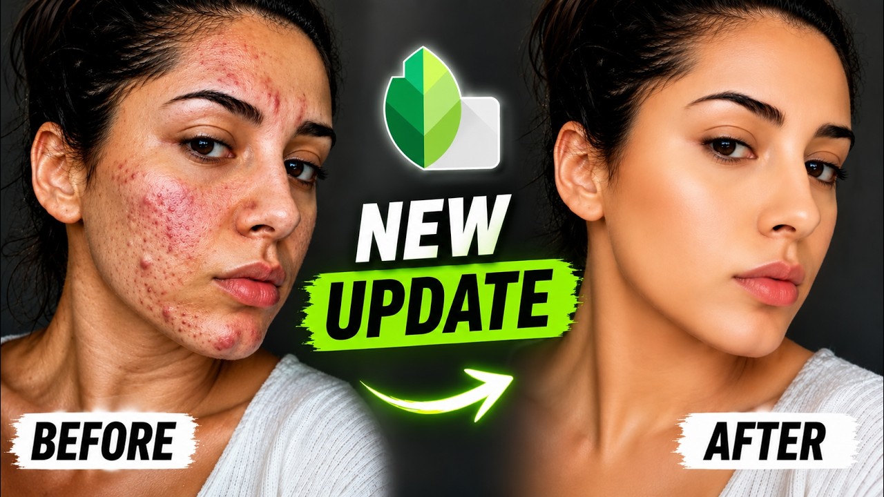 How to clean face in snapseed | how to smooth face in snapseed | snapseed photo editing new update