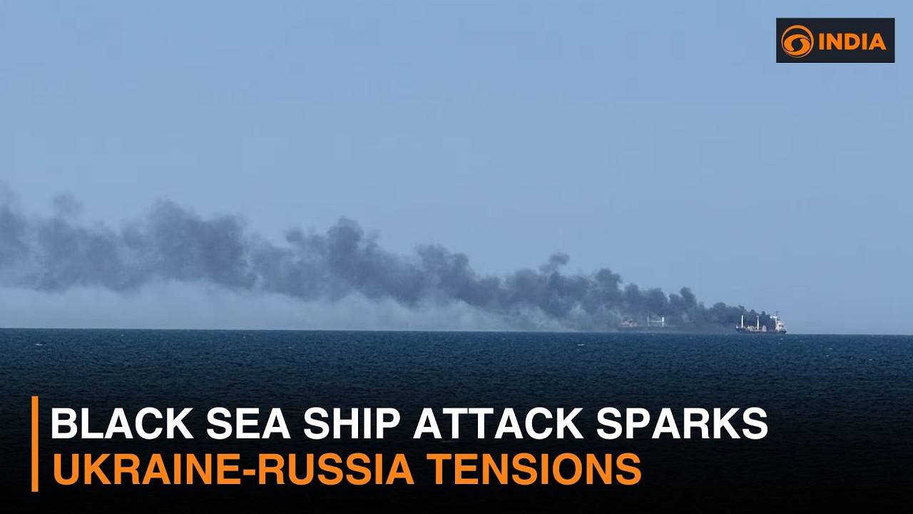 Атака на судно в Черном море усилила напряженность между Украиной и Россией