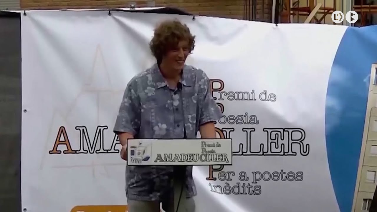 Hug Casas de la Pobla, guanya el premi de poesia Amadeu Oller
