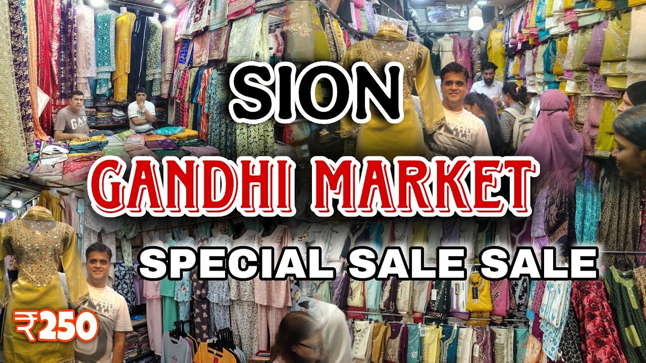 Gandhi Market of Sion Best Market for Wedding Collection in Mumbai😱#viralvideo#viral#mzv (PART 1)