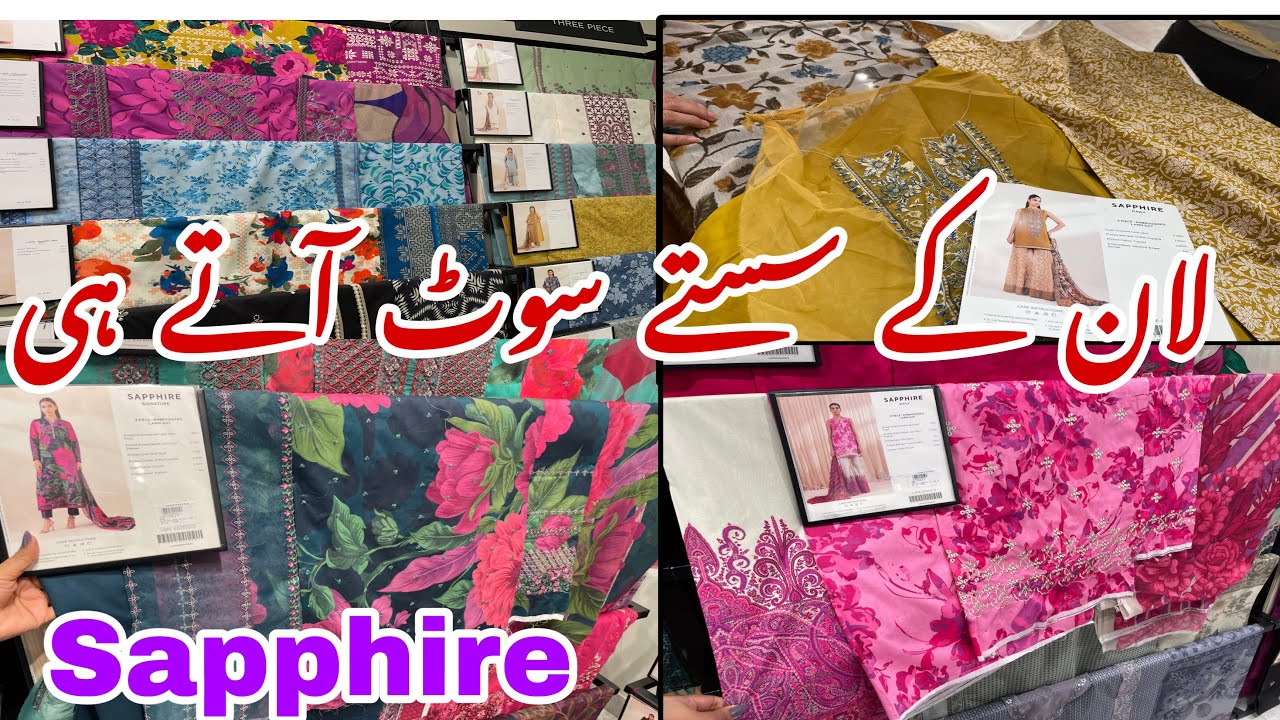 Sapphire New  Summer Lawn Collection