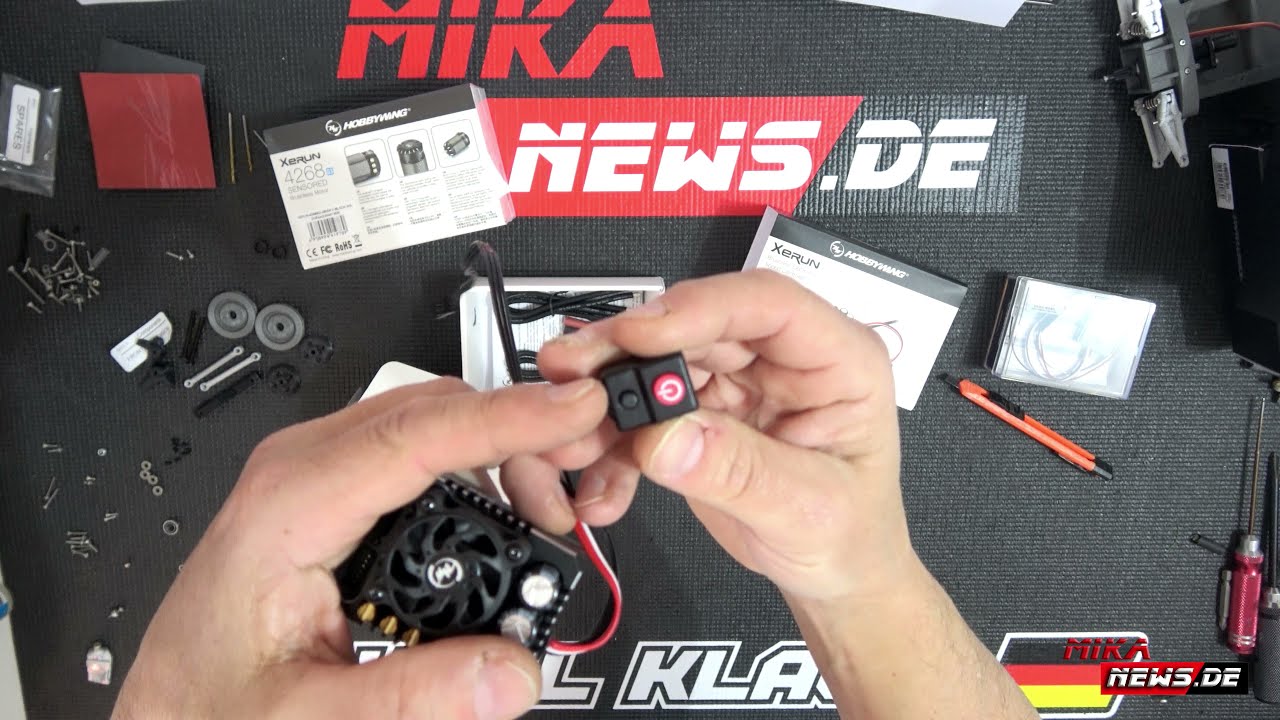 Hobbywing XR8 Pro G2 Brushless Regler 2-4s LiPo und Xerun 4268SD Brushless Motor G3