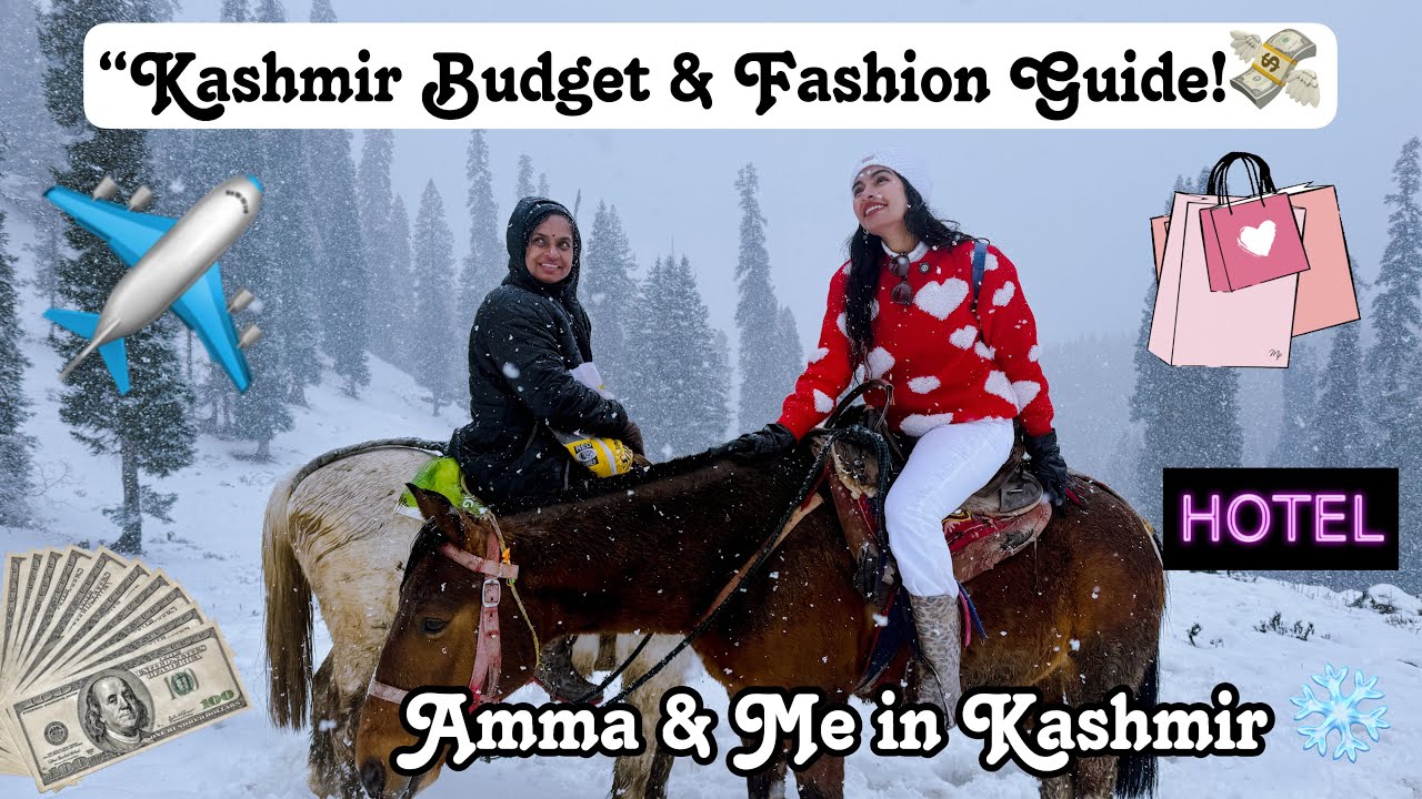 അമ്മയും ഞാനും കാശ്മീരിൽ ❄️✨| “Planning a Kashmir Trip? 💸 Outfit & Budget Guide!” Asvi Malayalam