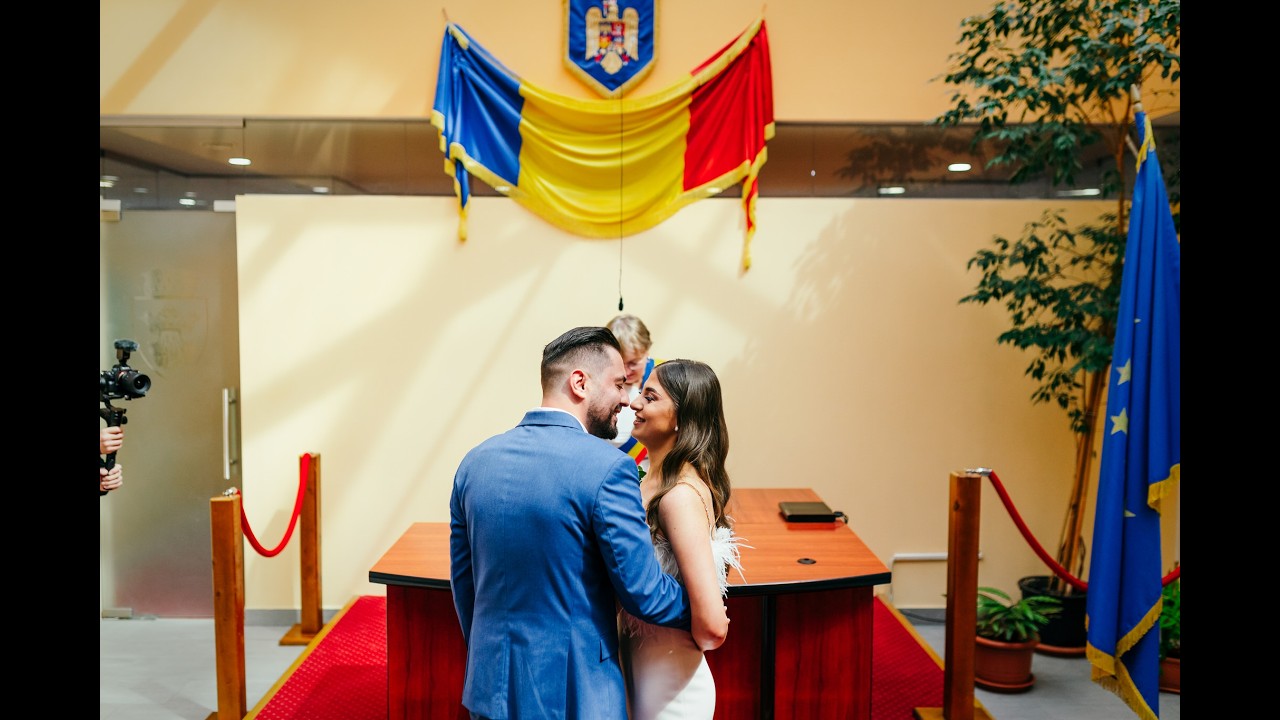 ✨ Cununia civilă Bogdan & Claudia – Brașov 2025