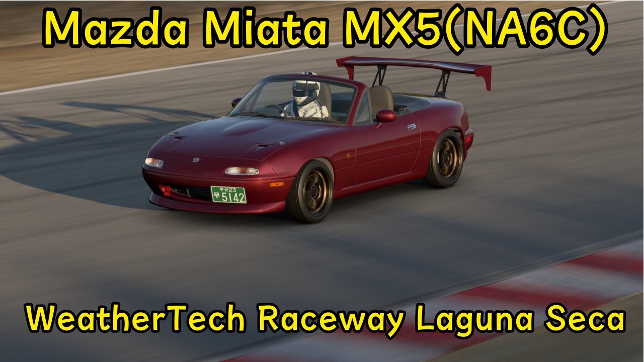 Mazda Miata MX5(NA6C) in Laguna Seca Raceway