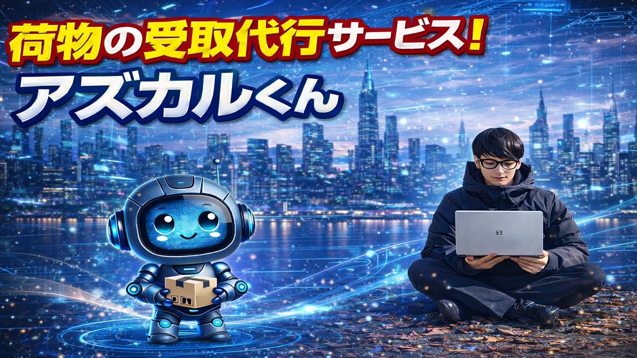 【岡山】荷物の受取代行サービス「アズカルくん」について解説！きっと貴方のライフスタイルに安心をお届けできると思います♪