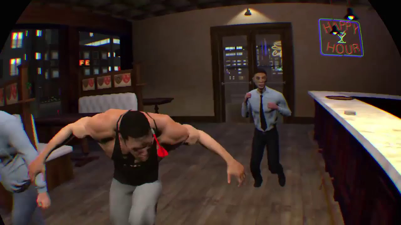 Let's Play DRUNKN BAR FIGHT for PSVR!