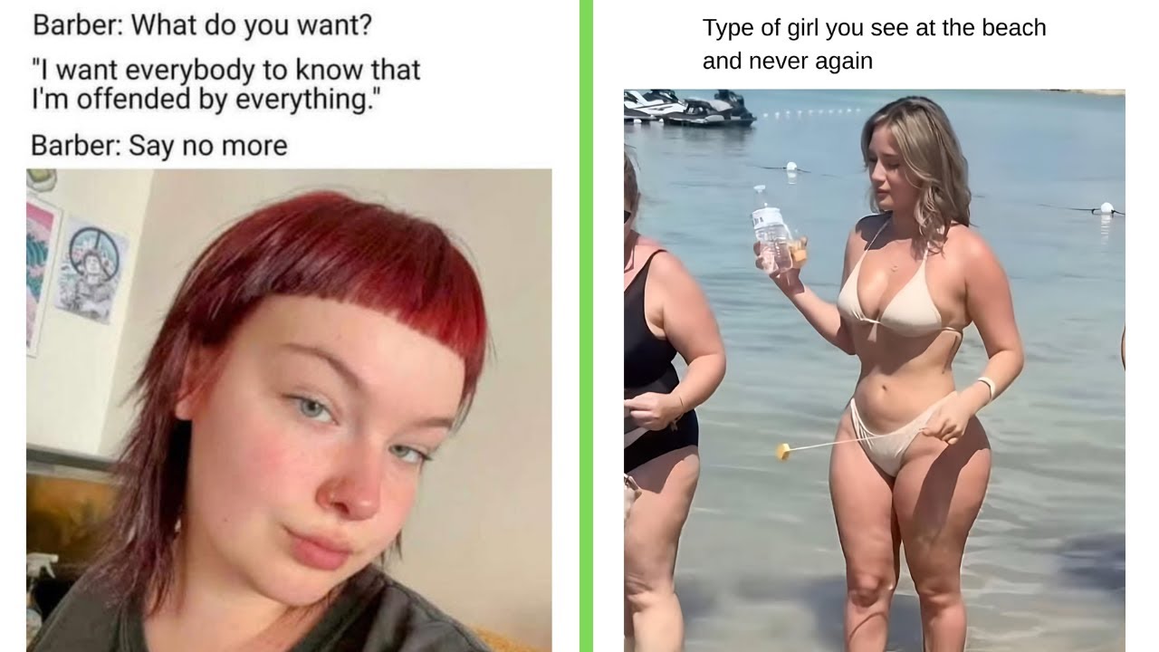 Funny Memes 127 | Type of girl you see at the beach and never again