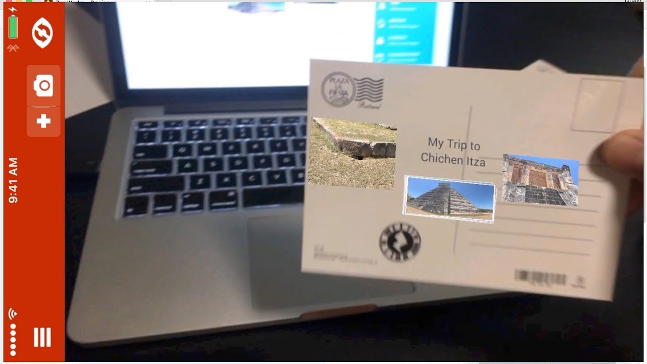 How To Add Augmented Reality To a Postcard or other Printed Image
