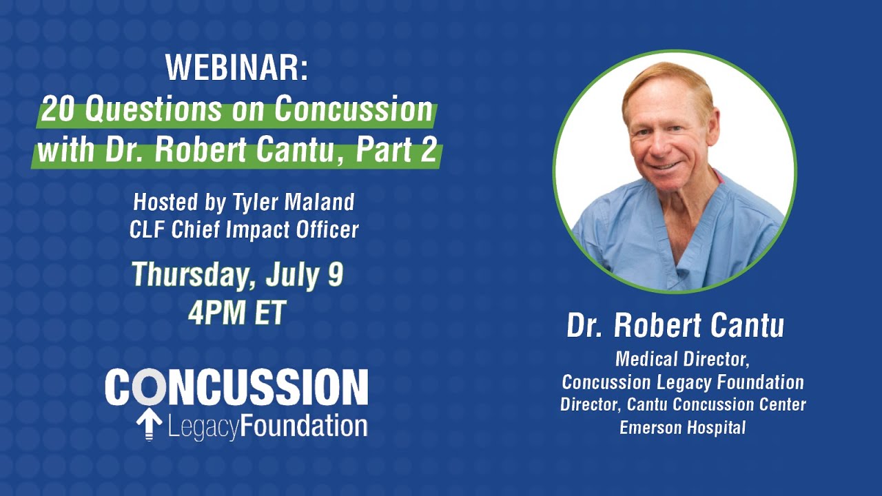 20 Questions on Concussion with Dr. Robert Cantu Pt.2