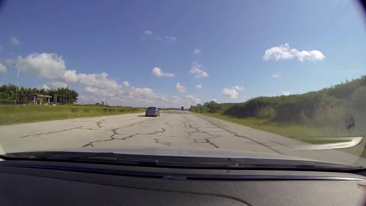 Timelapse Driving in Cuba -  From Playa Larga to Santa Clara