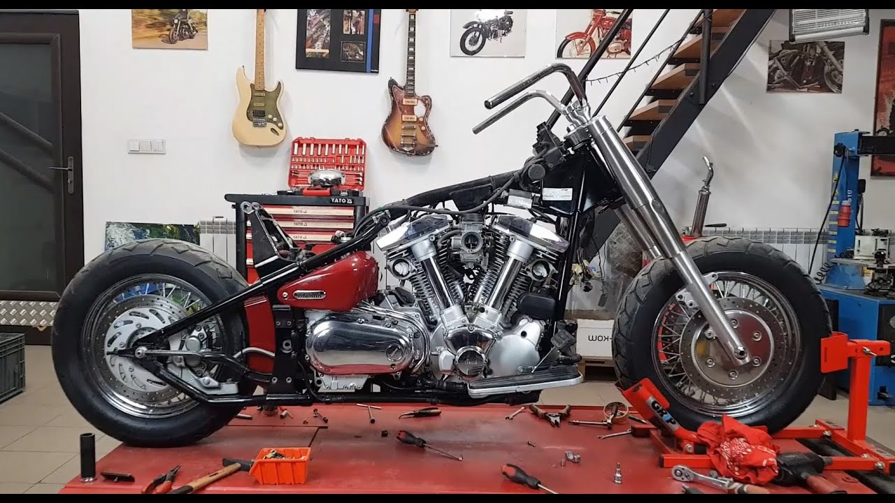 Yamaha XV 1600 Custom Bobber Demontaż przez Moto-Technology