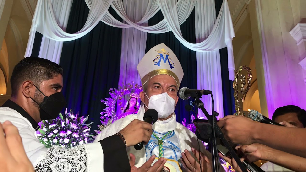 Tradicional Grito de Mons. Sócrates 07/12/2021 en León Nicaragua.