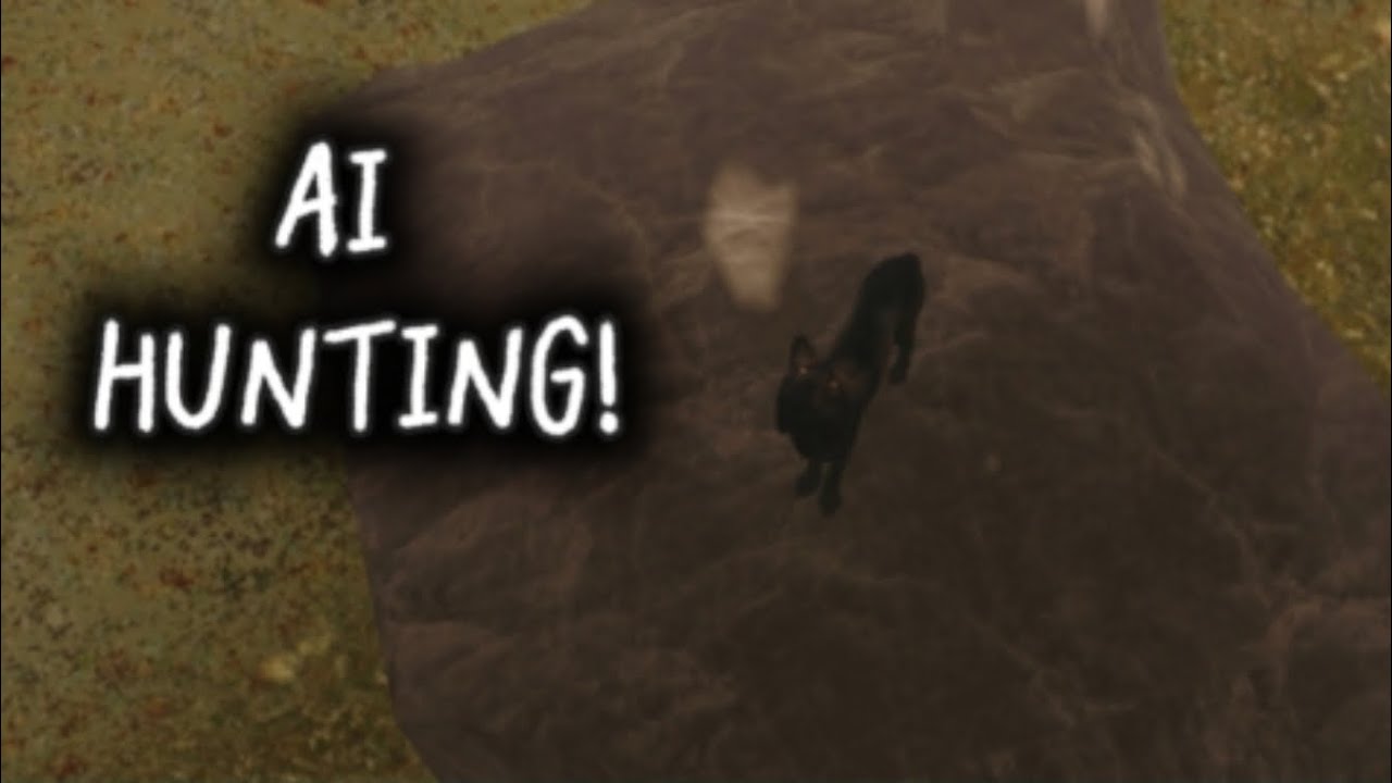 HUNTING AI AS A DIRE WOLF! | Ecos La Brea