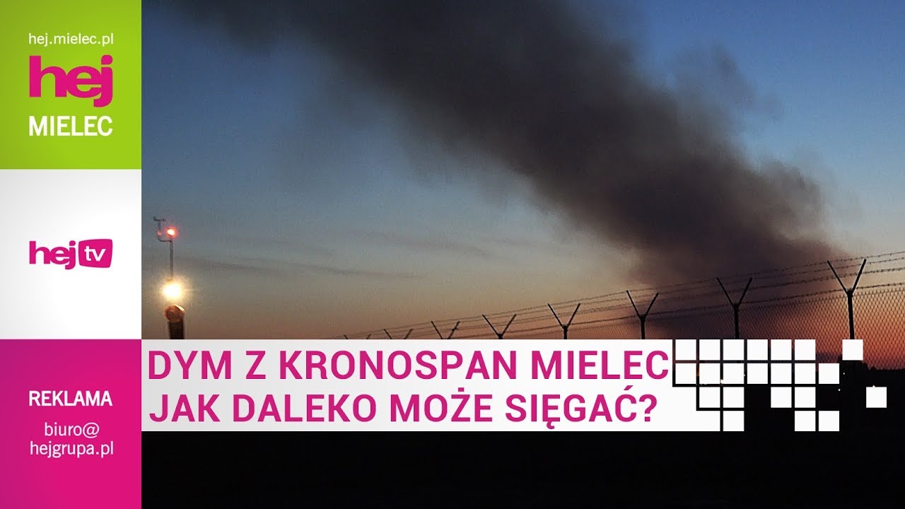 hej.mielec.pl TV: Jak daleko sięga dym z Kronospanu?