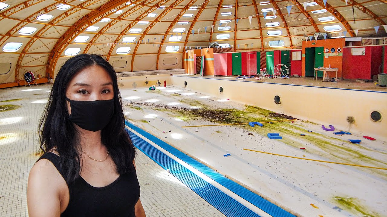 Uncovering Rare UFO Dome-Style Swimming Pool | Urbex France