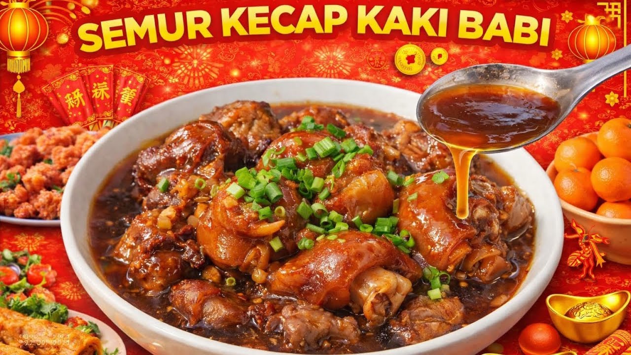 Masak Kaki Babi Kecap Saat Imlek? Katanya Bikin Cuan Nempel! #masakanchinese #imlek #budayationghoa