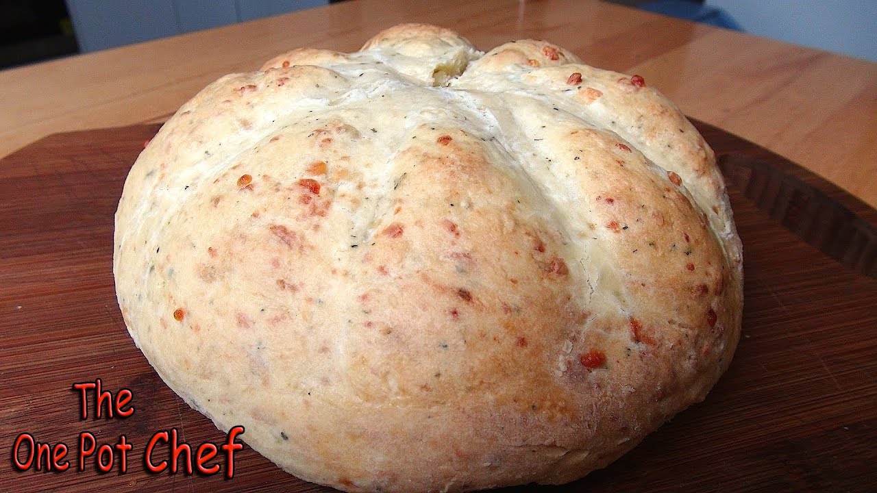 Cheese and Herb Damper Bread | One Pot Chef