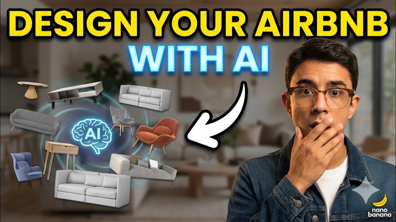 How to furnish your Airbnb like a pro with AI (Complete Playbook 2026)