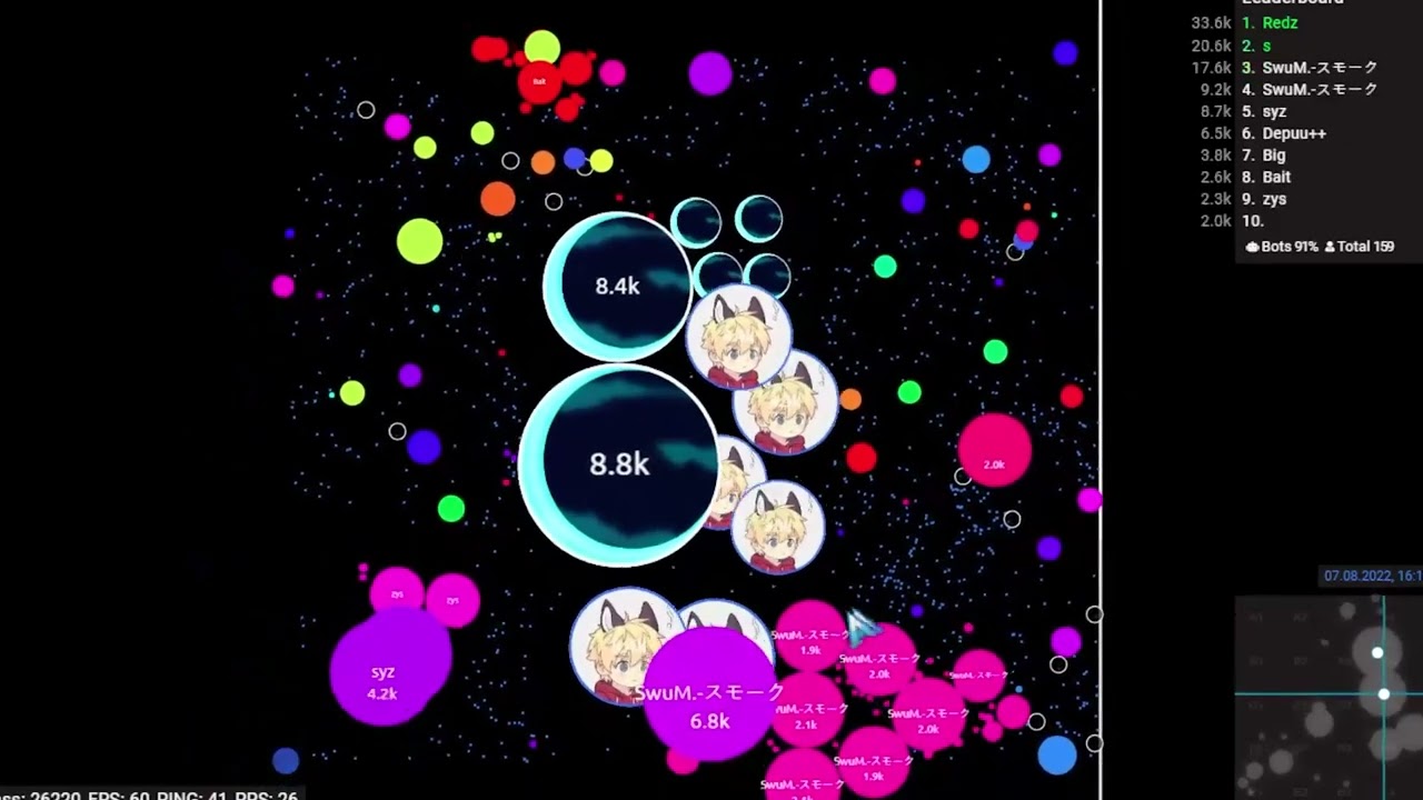 Agar.io multibox Takeover ! ww