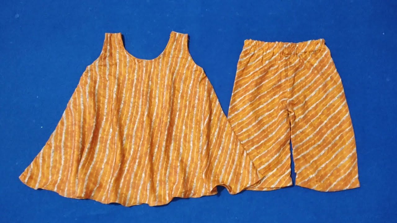 Baby top and plazo cutting and stitching/2to3year/ baby plazo/ baby top/baby top cutting.