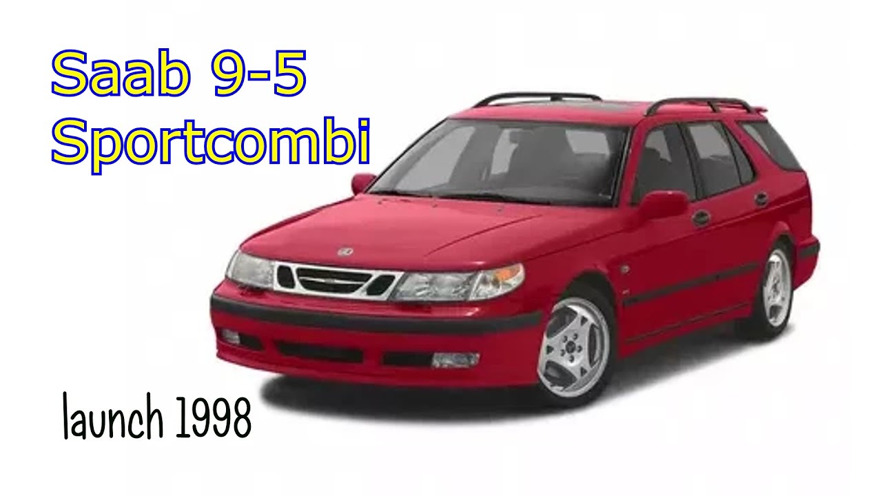 Saab 9-5 Sportcombi  launch 1998. English subtitles