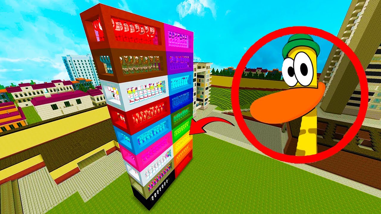 More NEW Sprunki OC Nextbots in Colored Boxes Minecraft Pe MOD!