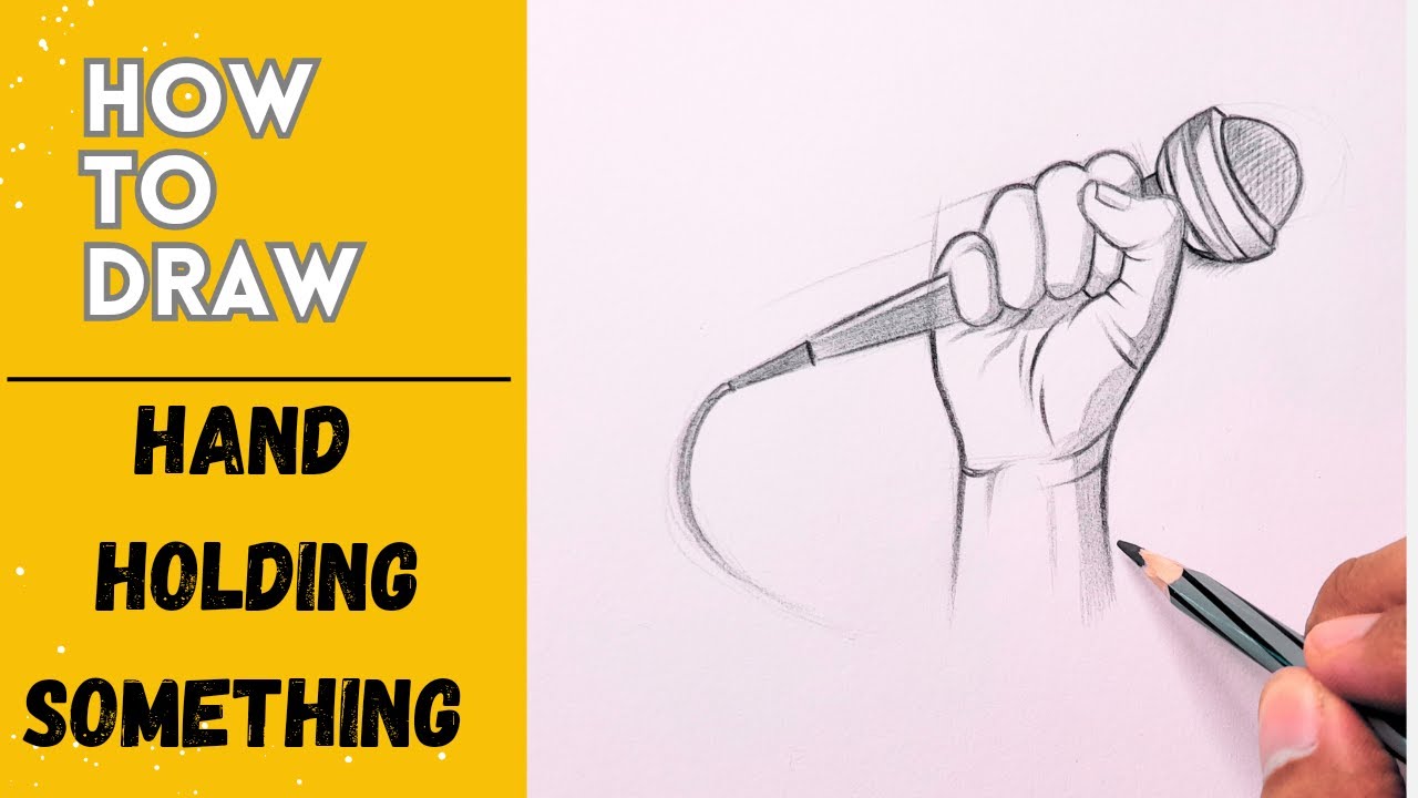 How to draw a Hand holding Something | Drawing Hands tutorial step by step |Hand drawing Art Sketch