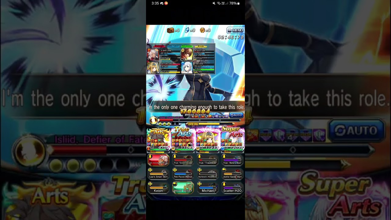 Grand Summoners: [Challenge] Defier of fate (Full Clear)