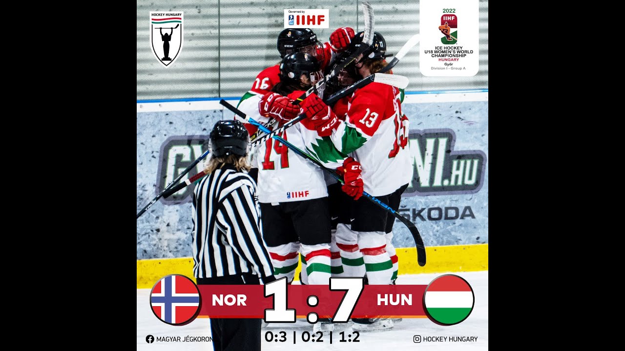 Highlights W U18 NORWAY - W U18 HUNGARY 1-7 20220403