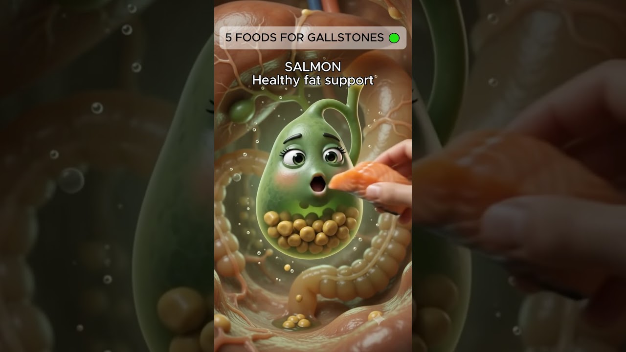 5 Foods That May Support Gallbladder Health 🟢#Gallstones #GallbladderHealth #GallbladderDiet #Shorts