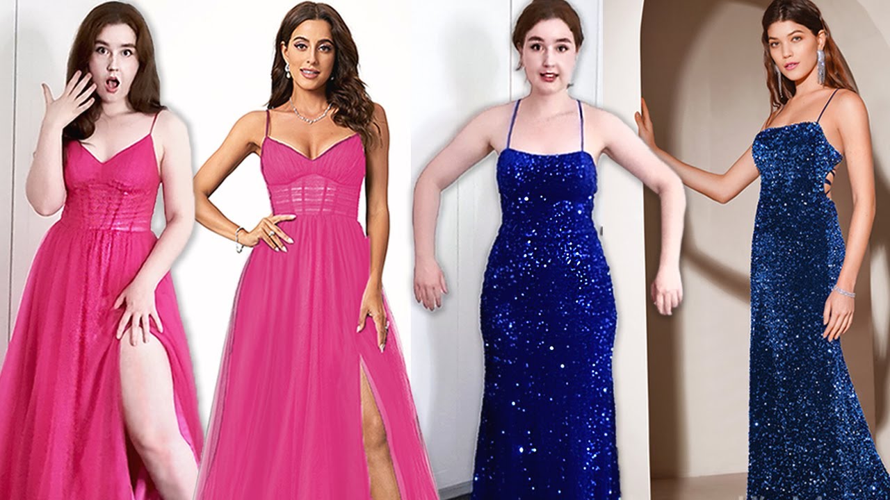Trying on Prom Dresses | JJ's House Formal Dress Try On Haul